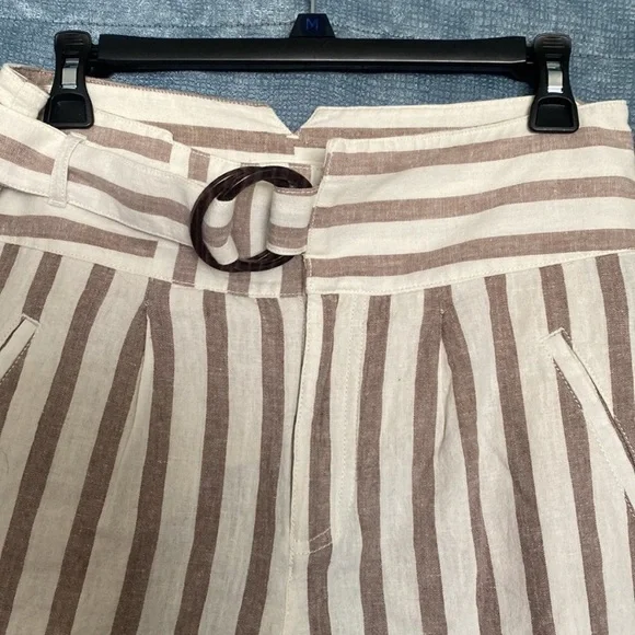 Pants. Anthropologie linen slacks. Size 6. New. No tags - Picture 2 of 6